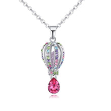 Load image into Gallery viewer, Fashion Hot Air Balloon Pendants Necklaces For Women Water Drop Crystal From Swarovski Necklaces Wedding Jewelry Gift