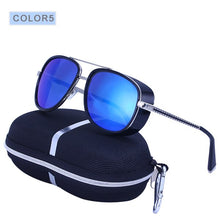 Load image into Gallery viewer, MAOLEN Tony Stark Iron Steampunk Sunglasses Men Gothic Glasses Goggles Eyewear Mirror Steam Punk Sun Glasses Vintage Male Oculos