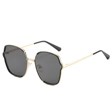 Load image into Gallery viewer, MARC NEW2023 Sunglasses Women Trendy design Oversized Mirror Shades Gradient lens Brown Pink Metal Frame designer Eyewear