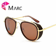 Load image into Gallery viewer, MARC  arrive  Steampunk Style Sunglasses Brand Men Punk Side Shield Retro Sun Glasses Goggles UV400 Eyeglasses