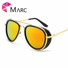 Load image into Gallery viewer, MARC  arrive  Steampunk Style Sunglasses Brand Men Punk Side Shield Retro Sun Glasses Goggles UV400 Eyeglasses