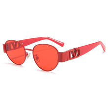 Load image into Gallery viewer, MARC Oval Sunglasses  Metal Sun Glasses Men Trendy Brand Design UV400 Goggles Oculos Women