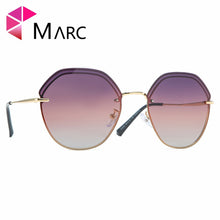 Load image into Gallery viewer, MARC Polarized sunglasses TAC1.1 Trendy Brand Alloy Women  Gradient resin metal Currency vintage Men