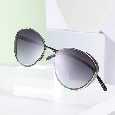 MARC Retro Round Sunglasses Women Oval Brand Designer Black Sun Glasses For Ladies Alloy Quality Sunglasses Female Oculus De Sol