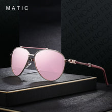 Carica l'immagine nel visualizzatore di Gallery, MATIC Ladies Retro Pilot Aviation Sunglasses For Womens Quality Pink Mirrored Sun Glasses Eyewear  Brand Zonnebril Dames