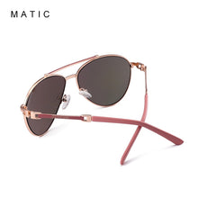 Carica l'immagine nel visualizzatore di Gallery, MATIC Ladies Retro Pilot Aviation Sunglasses For Womens Quality Pink Mirrored Sun Glasses Eyewear  Brand Zonnebril Dames