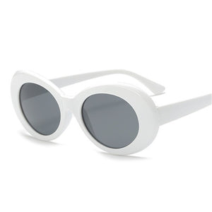 MAYTEN 2023 Goggle Kurt Cobain Glasses Oval Women Sunglasses Ladies Glasses Trendy Vintage Retro Sun Glasses UV400 Gafas De Sol