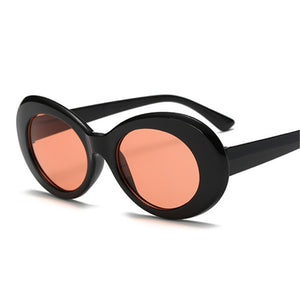 MAYTEN 2023 Goggle Kurt Cobain Glasses Oval Women Sunglasses Ladies Glasses Trendy Vintage Retro Sun Glasses UV400 Gafas De Sol