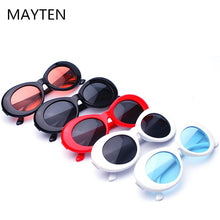 Load image into Gallery viewer, MAYTEN 2023 Goggle Kurt Cobain Glasses Oval Women Sunglasses Ladies Glasses Trendy Vintage Retro Sun Glasses UV400 Gafas De Sol