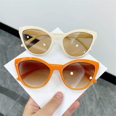 MAYTEN Cateye Plastic Frame Sunglasses for Women Female Vintage Retro Sun Glasses  Brand Designer Eye Glasses