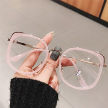 Load image into Gallery viewer, MAYTEN Oversized Square Women Glasses Frame Vintage Clear Anti-Blue-Ray Eyewear Men Optical Pink Frame Computer Goggle