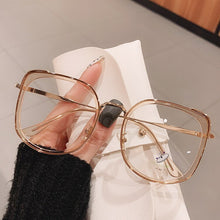 Load image into Gallery viewer, MAYTEN Oversized Square Women Glasses Frame Vintage Clear Anti-Blue-Ray Eyewear Men Optical Pink Frame Computer Goggle