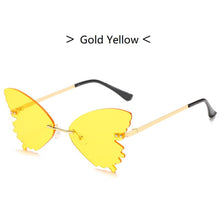 Load image into Gallery viewer, MAYTEN Frameless Butterfly Sunglasses for Women Rimeless Cute Animals Sun Glasses Female Eyewear 2023 Brand Design