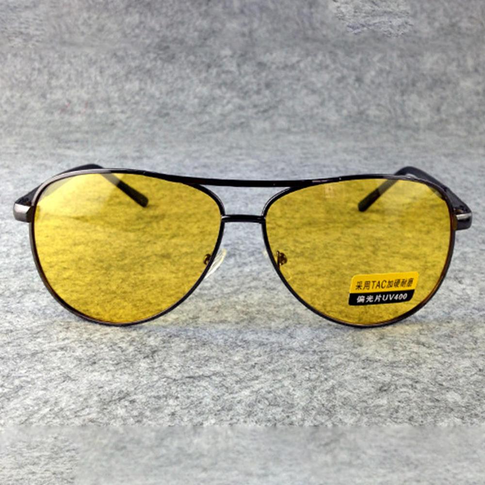 MAYTEN Night Driving Glasses HD Yellow Lens Polarized Anti Glare Sunglasses Men Women Pilot Sun Glasses