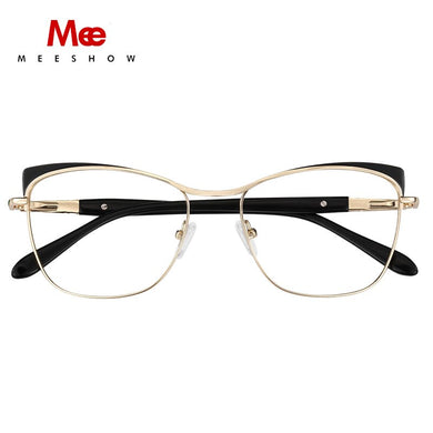 MEESHOW Glasses Frame Men women cat eye Prescription Eyeglasses Female Myopia Optical Frames Clear Spectacles Eyewear glasses