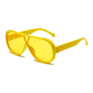 MERCELYN  Ladies Sunglasses Trendy  Women Sun Glasses Pilot Design Frame Stylish Vintage Designer Shades