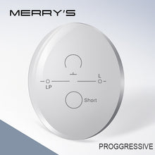 Load image into Gallery viewer, MERRYS 1.56 1.61 1.67 Progressive Multifocal Lenses Bifocal Prescription Myopia Hyperopia Resistance Short Middle Far Lens
