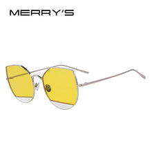 Carica l&#39;immagine nel visualizzatore di Gallery, MERRYS 2023  Women Classic Brand Designer Cat Eye Sunglasses Metal Frame S8108