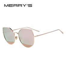 Carica l&#39;immagine nel visualizzatore di Gallery, MERRYS 2023  Women Classic Brand Designer Cat Eye Sunglasses Metal Frame S8108