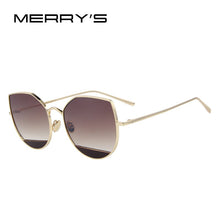 Carica l&#39;immagine nel visualizzatore di Gallery, MERRYS 2023  Women Classic Brand Designer Cat Eye Sunglasses Metal Frame S8108
