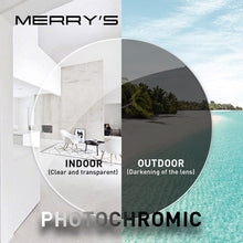 Load image into Gallery viewer, MERRYS Anti Blue Light Rays Photochromic Series 1.56 1.61 1.67 Prescription CR-39 Resin Aspheric Glasses Lenses Myopia Lens