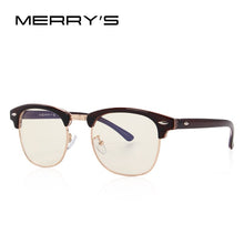 Load image into Gallery viewer, MERRYS Anti Blue Rays Computer Goggles Glasses 100% UV400 Radiation-resistant Computer Gaming Glasses S2065