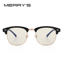Load image into Gallery viewer, MERRYS Anti Blue Rays Computer Goggles Glasses 100% UV400 Radiation-resistant Computer Gaming Glasses S2065