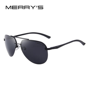 MERRYS Brand Men 100% Polarized Aluminum Alloy Frame Sunglasses  Mens Driving Sunglasses S8281