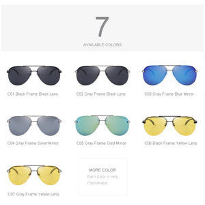 MERRYS Brand Men 100% Polarized Aluminum Alloy Frame Sunglasses  Mens Driving Sunglasses S8281