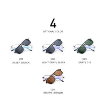 Load image into Gallery viewer, MERRYS DESIGN 2 In 1 Magnet Polarized Clip Glasses Frame Men Optical Clip Glasses For Men Square Eyeglasses S2301