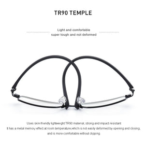 MERRYS DESIGN 2 In 1 Magnet Polarized Clip Glasses Frame Men Optical Myopia Clip Glasses For Men Eyeglasses Frame TR90 S2728