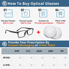 Carica l&#39;immagine nel visualizzatore di Gallery, MERRYS DESIGN 5 In 1 Magnet Polarized Clip Glasses Frame Men Women TR90 Glasses Frame Square Eyeglasses S2149