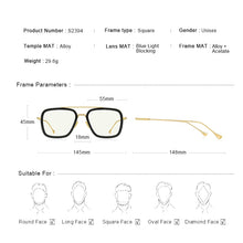 Load image into Gallery viewer, MERRYS DESIGN Anti Blue Ray Light Blocking Glasses For Men Women Square Computer Eyewear S2394FLG