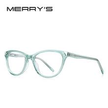 Carica l&#39;immagine nel visualizzatore di Gallery, MERRYS DESIGN Cat Eye Girls Glasses Frames Kids Anti Blue Ray Light Blocking Computer Glasses For Girl Acetate Frames S7800FLG