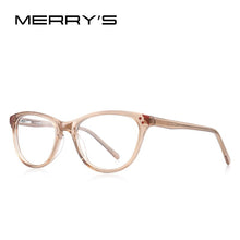 Carica l&#39;immagine nel visualizzatore di Gallery, MERRYS DESIGN Cat Eye Girls Glasses Frames Kids Anti Blue Ray Light Blocking Computer Glasses For Girl Acetate Frames S7800FLG