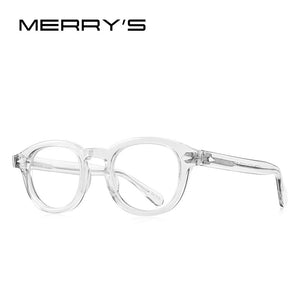 MERRYS DESIGN Classic Acetate Glasses Frame For Men Women Myopia Prescription Glasses Frames Optical Eyewear S2546