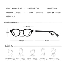 Load image into Gallery viewer, MERRYS DESIGN Classic Acetate Glasses Frame For Men Women Myopia Prescription Glasses Frames Optical Eyewear S2546