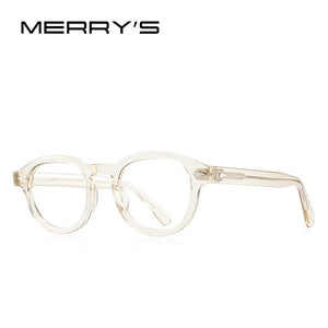MERRYS DESIGN Classic Acetate Glasses Frame For Men Women Myopia Prescription Glasses Frames Optical Eyewear S2546