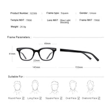 Load image into Gallery viewer, MERRYS DESIGN Classic Square Ray Blue Light Blocking Glasses For Men Women Anti-Blue Light Computer Glasses S2309FLG