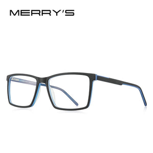 MERRYS DESIGN Classic Men Glasses Frames Acetate Optics Frame  Square Prescription Glasses Frames Optical Eyewear S2951