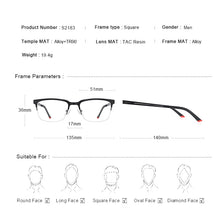 Carica l&#39;immagine nel visualizzatore di Gallery, MERRYS DESIGN Classic Men Titanium Alloy Optical Glasses Frames Male Ultralight Square Myopia Prescription Eyeglasses S2183