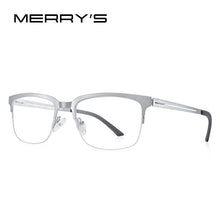 Carica l&#39;immagine nel visualizzatore di Gallery, MERRYS DESIGN Classic Men Titanium Alloy Optical Glasses Frames Male Ultralight Square Myopia Prescription Eyeglasses S2183