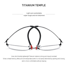 Carica l&#39;immagine nel visualizzatore di Gallery, MERRYS DESIGN Classic Men Titanium Alloy Optical Glasses Frames Male Ultralight Square Myopia Prescription Eyeglasses S2183