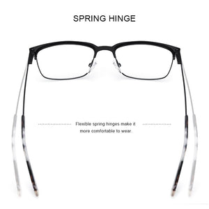 MERRYS DESIGN Classic Men Titanium Alloy Optical Glasses Frames Women Ultralight Square Myopia Prescription Eyeglasses S2084