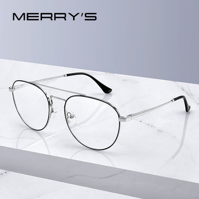 MERRYS DESIGN Classic Oval Glasses Frame For Men Women Myopia Prescription Glasses Frames Optical Eyewear S2414