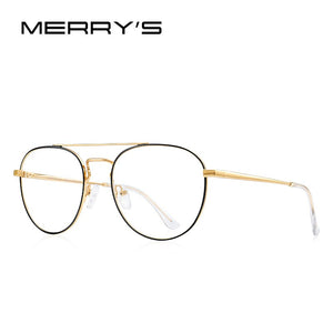 MERRYS DESIGN Classic Oval Glasses Frame For Men Women Myopia Prescription Glasses Frames Optical Eyewear S2414