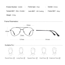 Carica l&#39;immagine nel visualizzatore di Gallery, MERRYS DESIGN Montatura per occhiali da pilota classici per uomo donna Miopia montature per occhiali da vista occhiali da vista S2689 