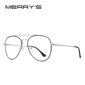 MERRYS DESIGN Classic Pilot Glasses Frame For Men Women Myopia Prescription Glasses Frames Optical Eyewear S2413