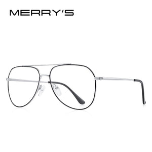 MERRYS DESIGN Montatura per occhiali da pilota classici per uomo donna Miopia montature per occhiali da vista occhiali da vista S2689 
