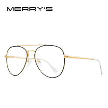 Load image into Gallery viewer, MERRYS DESIGN Classic Pilot Glasses Frame For Men Women Myopia Prescription Glasses Frames Optical Eyewear S2413